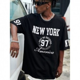 T shirt New YORK Noir avec...