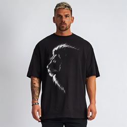 T-shirt Lion Urbain en...