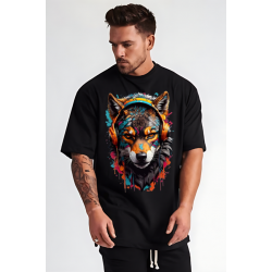 T-shirt Loup Urbain en...