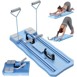 Kit Réformateur de Pilates Portable, Machine de Réformateur de Pilates, Support de Téléphone Intégré, Planche de Réformateur de