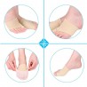 Hallux Valgus Correcteur Bandage Hallux Valgus Chaussettes Balle Bandage contre Marteau Orteil Douleur en Gel pour jour et nuit