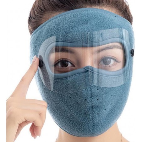 Masque d'hiver coupe-vent en peluche épaisse pour cyclisme, protection contre le froid, cadeau d'hiver chaud pour la famille,