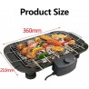 Barbecue électrique de qualité supérieure 1500 W - Sans fumée - Contrôle de température - Haute puissance - Pour le jardin et le