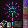 IMNISHNAY Lampe LED intelligente feu d'artifice pour décoration de chambre à coucher, bande lumineuse LED avec télécommande par