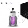 Piège À Moustiques Lampe Anti-Moustique Portable Lampes Anti-Moustiques Électriques Alimentation USB Piège Électronique,