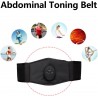 Ceinture abdominale Toning Ceinture de Tonification Électrique Contrôle du Ventre Cuir PU 10 Vitesses Force Brûle Graisse