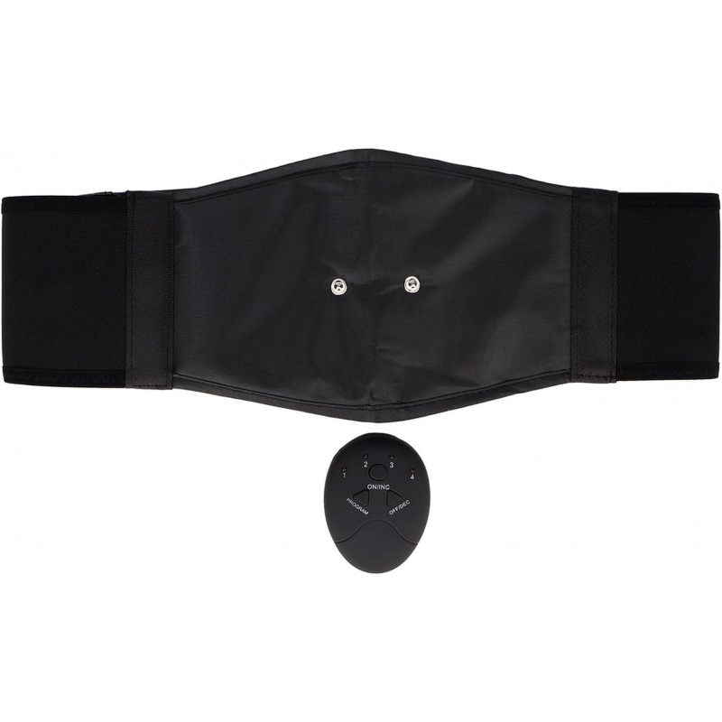 Ceinture abdominale Toning Ceinture de Tonification Électrique Contrôle du Ventre Cuir PU 10 Vitesses Force Brûle Graisse