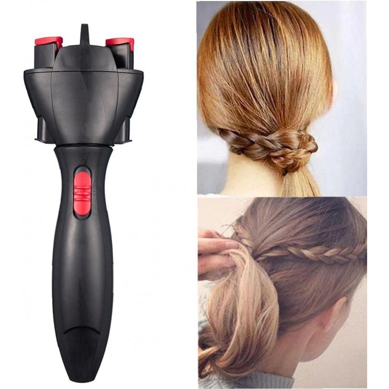 Cheveux tresser rapide Twist électrique Styling Outils machine automatique à tricoter Styler 360 degrés Rotary Créer magnifique