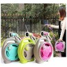 Dratal Mini Portable Tuyau De Jardin Tuyau Bobine Panier avec Pistolet À Eau Ensemble Agricole Maison Jardin De Stockage Costume