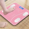 jonam Balance Smart Accurate Body Fat Scale for Fat Measurement Bathroom Digital Body Scale Square Electronic Scale (Color :