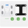 jonam Balance Smart Accurate Body Fat Scale for Fat Measurement Bathroom Digital Body Scale Square Electronic Scale (Color :