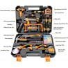 WEDTSERHA® Ensemble d'outils de 95 pièces, petit kit d'outils pour la maison et les femmes, trousse à outils de maison/voiture