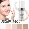 Fond de teint liquide à couleur changeante, couverture complète impeccable, base de maquillage pour le visage, couleur