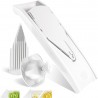 Börner Mandoline V1 ClassicLine (Starter Set) • Mandoline Réglable pour Légumes & Fruits • Avec 4 Inserts, Porte-fruits •