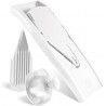 Börner Mandoline V1 ClassicLine (Starter Set) • Mandoline Réglable pour Légumes & Fruits • Avec 4 Inserts, Porte-fruits •