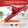 Börner Mandoline V1 ClassicLine (Starter Set) • Mandoline Réglable pour Légumes & Fruits • Avec 4 Inserts, Porte-fruits •