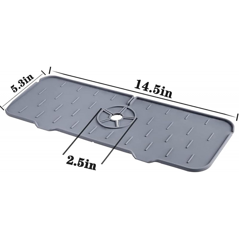  protection contre les éclaboussures d'évier de robinet en silicone