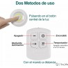 Lot de 3 lumières LED adhésives avec télécommande sans fil et activation également par bouton-poussoir