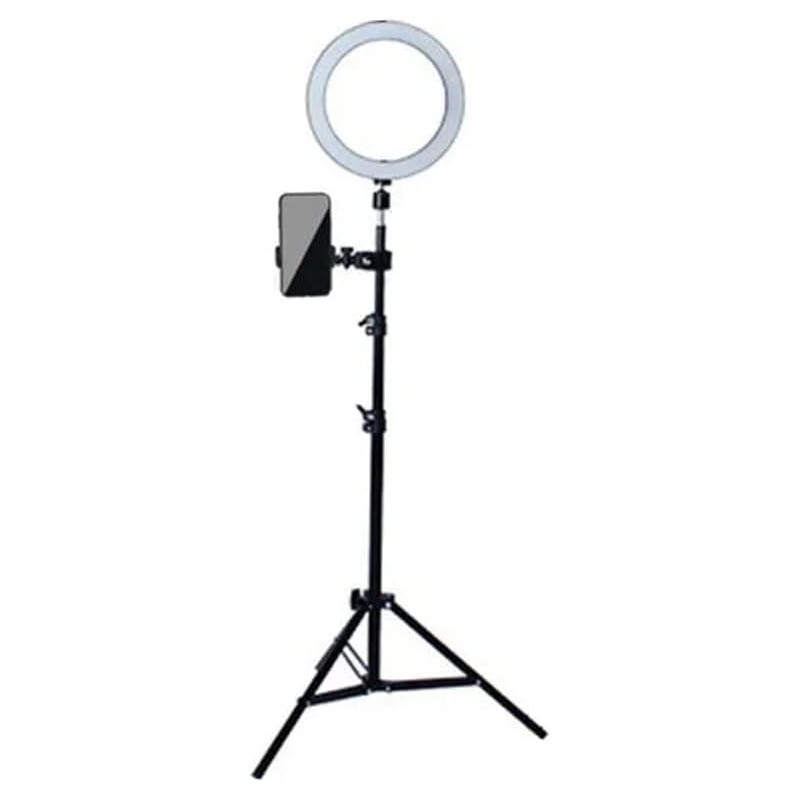 10 "rvb Selfie Anneau Lumineux Cercle LED lumière de Remplissage Lampe à intensité Variable vidéo Trepied Maquillage