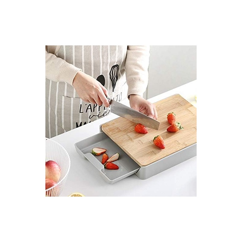 Choing BoardKitchen fruits légumes plaque de coupe détachable stockage des aliments planche à tirer tiroir Ty ménage coupe Bo