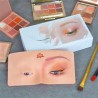 L'Aide Pratiquer Maquillage, Mannequin Visage pour la pratique de Maquillage, Pratique en Silicone Mannequin de Maquillage,