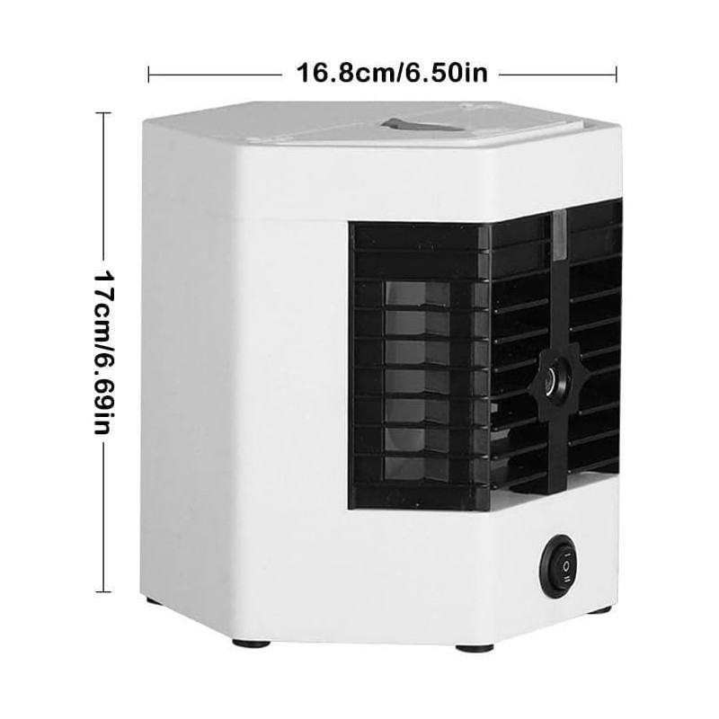  mini ventilateur de climatisation de brume pour ventilateur de bureau par évaporation