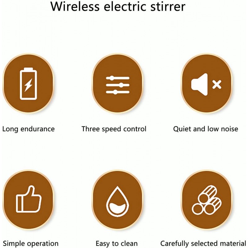  Mini Mélangeur Multifonctionnel à Agitateur de Mousse électrique