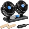 Ventilateur de voiture électrique EGLIRISH 12 V HX-T303 Refroidissement à 360 degrés Style de voiture à faible bruit