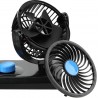 Ventilateur de voiture électrique EGLIRISH 12 V HX-T303 Refroidissement à 360 degrés Style de voiture à faible bruit