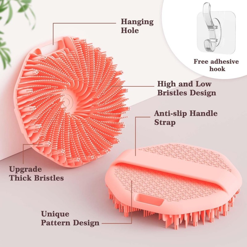 Tapis de nettoyage des pieds de nouvelle conception Manme Health avec ventouses en silicone antidérapantes en forme de lapin