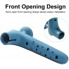 Lot de 2 housses de poignée de porte en silicone avec ventouse, protection antistatique et silencieuse pour poignée de porte,