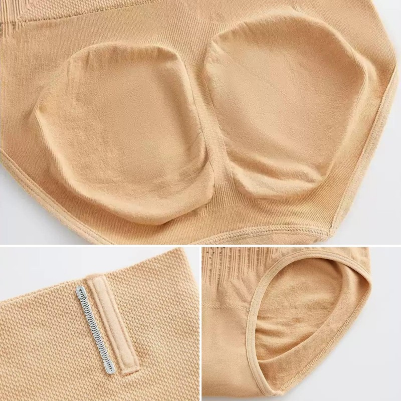 LAEMILIA Sous-vêtements de contrôle du ventre taille haute pour femmes Culotte post-partum Culotte amincissante de contrôle du