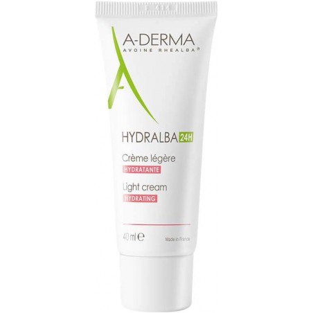 A-derma Hydralba Crème hydratante légère 40 ml