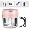 LTLWSH Mini Mixer Blender Hachoir Electrique Petit Mixeur Presse Ail Hachoir Hâchoir Légumes Coupe Oignon Ail