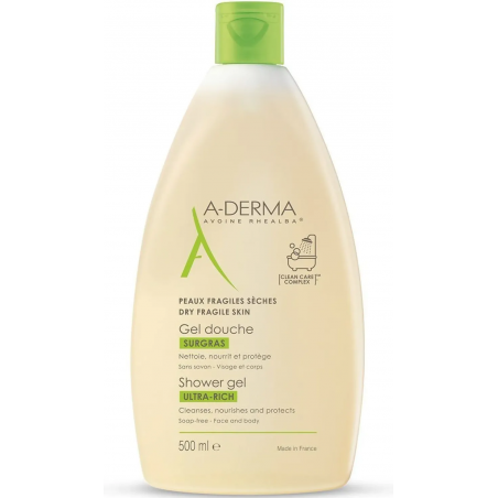 A-DERMA GEL DOUCHE SURGRAS 500ML