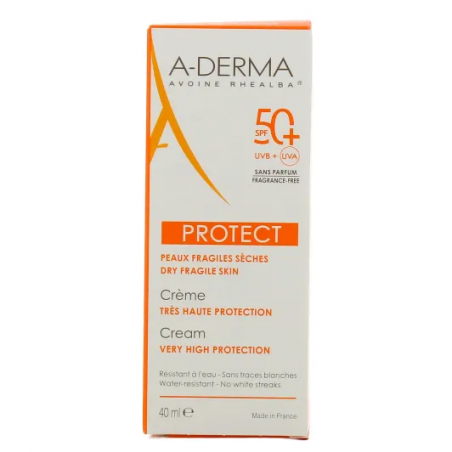 A-DERMA PROTECT CREME SPF50+ 40ML