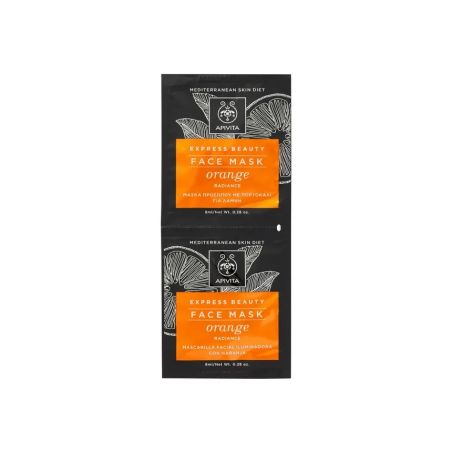 APIVITA FACE MASK ORANGE 2X8ML /6