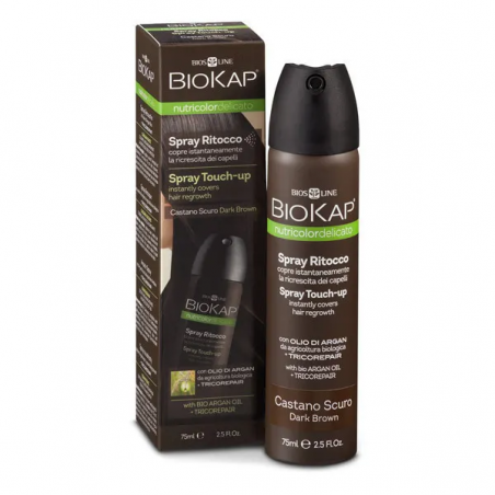 BIOKAP SPRAY RETOUCHE CHATIN FONCE 75ML