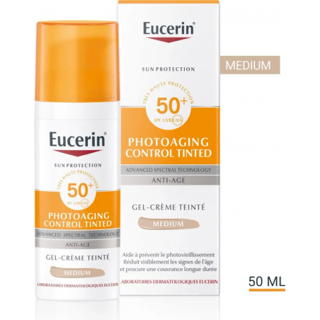 EUCERIN SUN GEL CREM A- AGE TENTE MED 50+