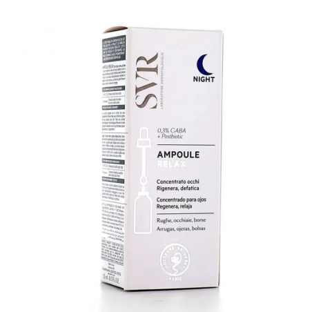 SVR AMPOULE RELAX YEUX NIGHT 15ML