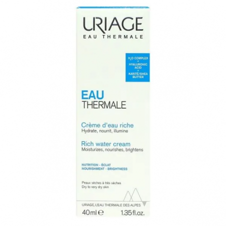 URIAGE CREME D'EAU RICHE 40ML