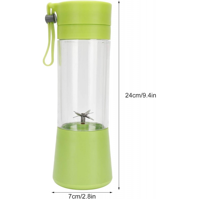 XFFWA Portable Electric Juicer USB Rechargeable Smoothie on The Go Blender Cup Strong Power for Shakes and Smoothies