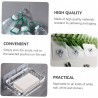 YHJZSM 120 pcs Marquage Non- Nail Sticky Rack Cuisine Autocollants Patchs Mur Réutilisable Transparent Cintres en Acier Trou