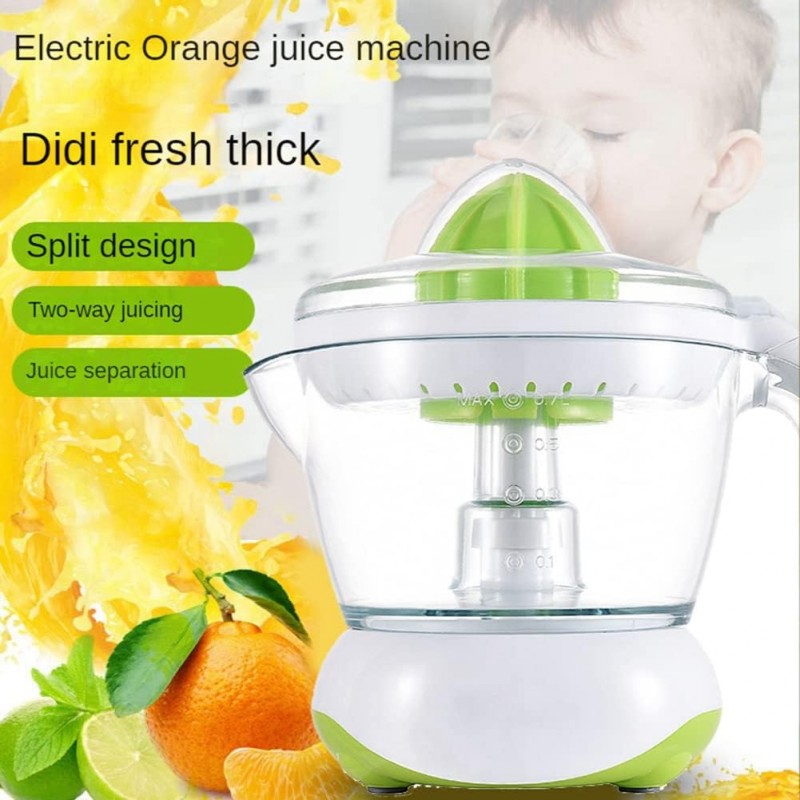 KICHI Ménage Portable Électrique Orange Juicer Extractor Orange Lemon Squeezer 700ML Capacité EU Plug