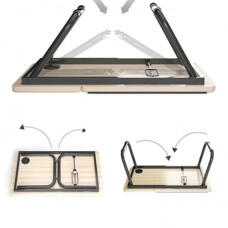 Foldable computer table