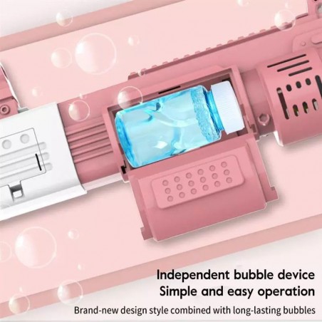 Powerful bubble gun for children