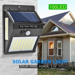 Lampe solaire 100 LED avec...